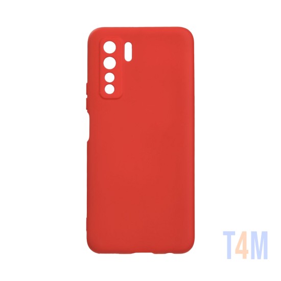 Silicone Case for Huawei P40 Lite 5g Red